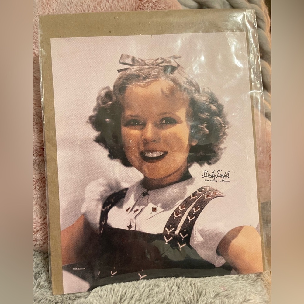 Vintage 1938 Shirley Temple Photo Print “Little Miss Broadway”.